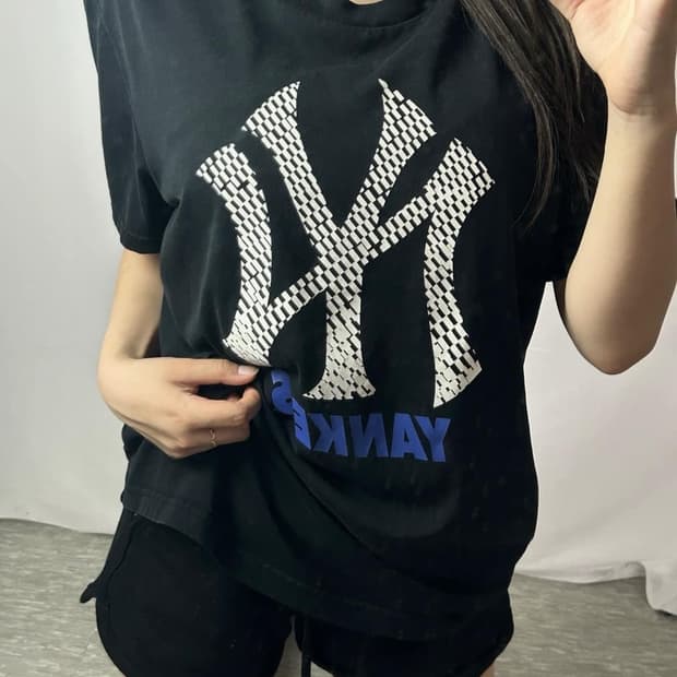 MLB 엠엘비 뉴욕 양키스 빅로고 반팔티