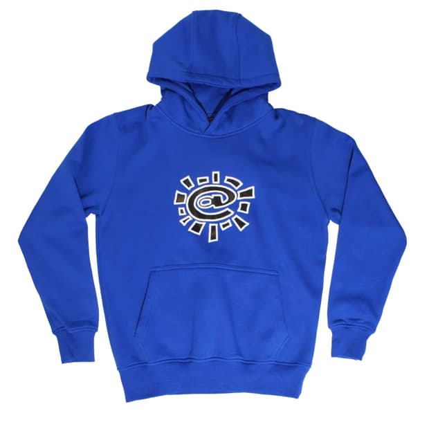 always do what you should do 썬 후드 로얄블루