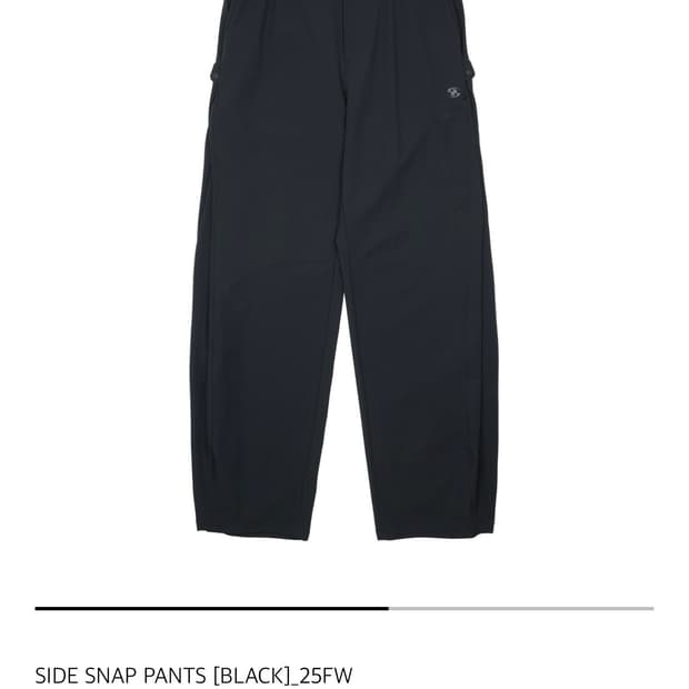 sansangear side snap pants 25fw 4