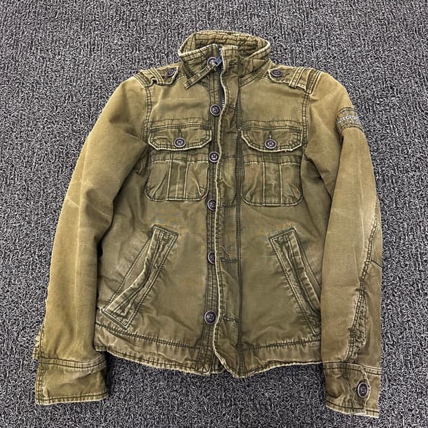 아베크롬비 밀리터리 필드 야상 점퍼 자켓 M