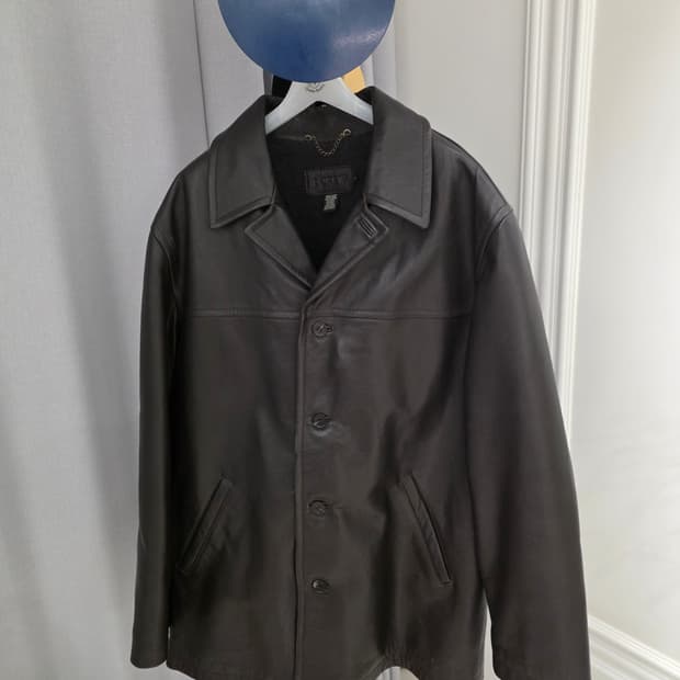 J.crew 제이크루 레더 카코트 leather car coat
