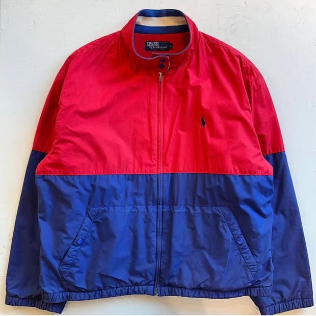 80's 폴로 랄프로렌 컬러블록 자켓