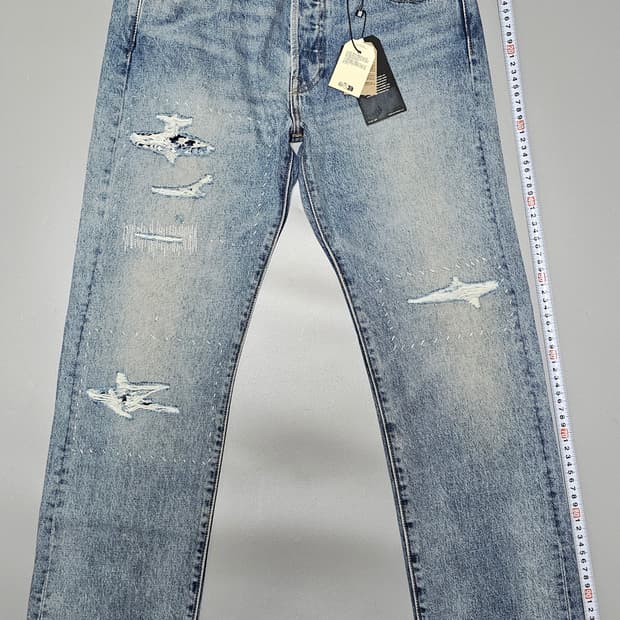 리바이스 501 터카석리벳 셀비지 (W32) LEVIS 501 패치워크