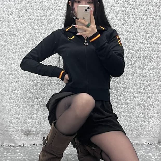 푸마 올드스쿨 스트릿 펑크 독일 져지 집업 S C10654