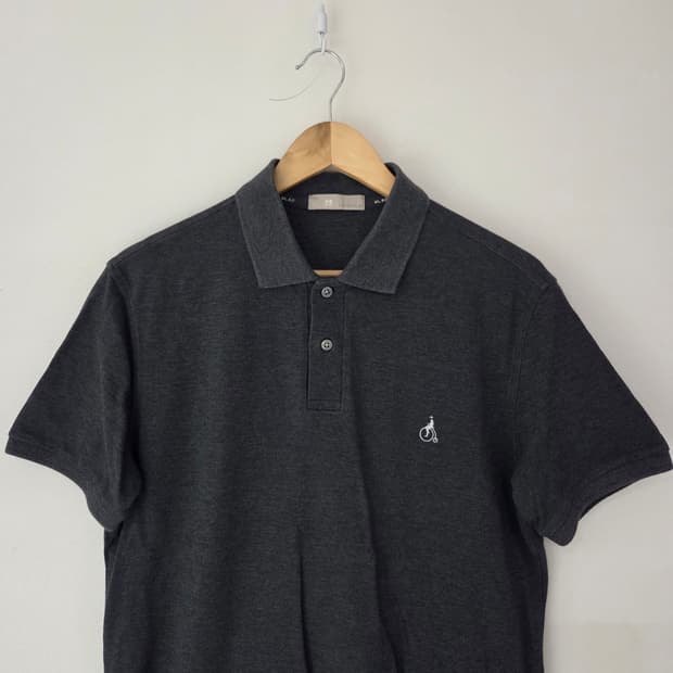 빈폴 차콜 반팔카라티(100사이즈)