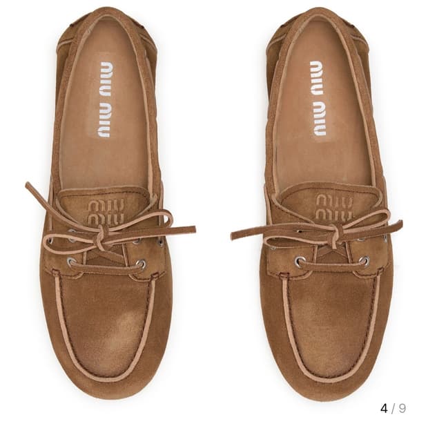 미우미우 보트슈즈 EU (41) 국내 265-270