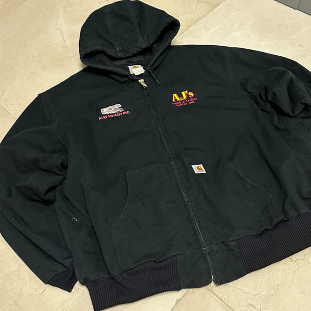 [XXXXL] 칼하트 덕액티브 자켓 블랙