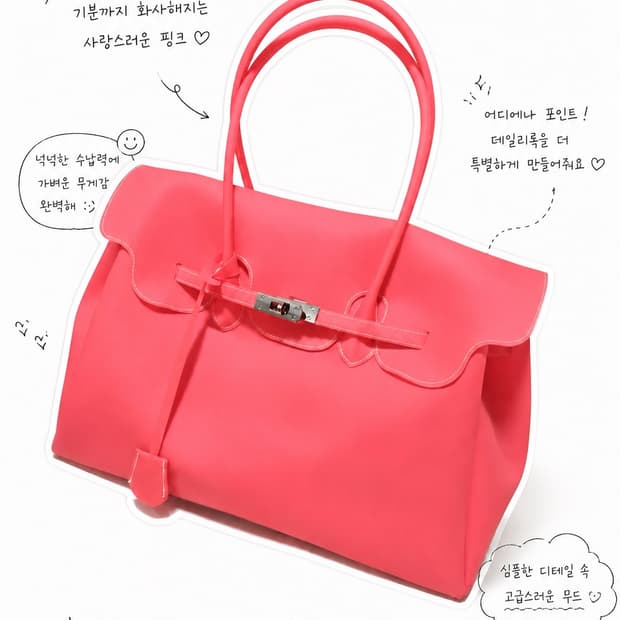 [당일/실사/고퀄] 젤리버킨 젤리버킨백