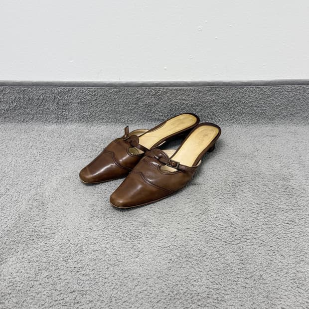 Margaret Howell buckle mules