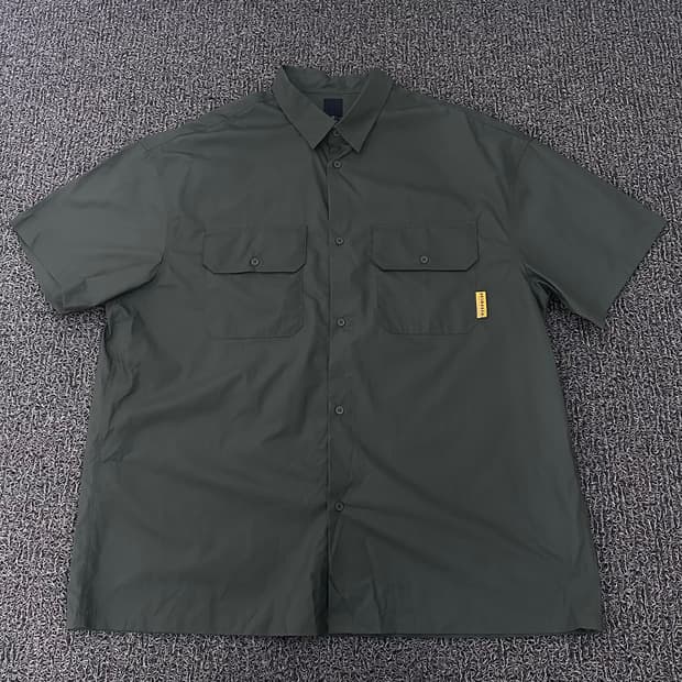H&M 에이치엔엠 남성 포켓 셔츠 카키 L