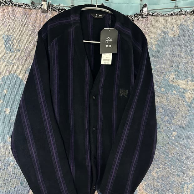 니들스 X 유니클로 가디건 스트라이프