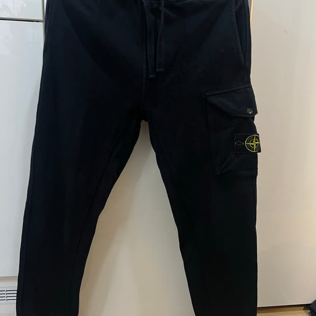 스톤아일랜드 블랙조거팬츠 30-33