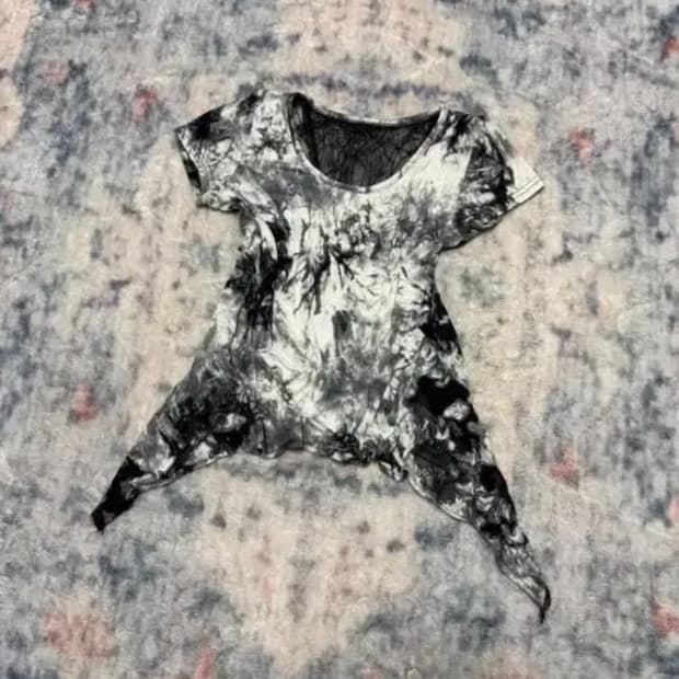 그런지 고스펑크 반팔