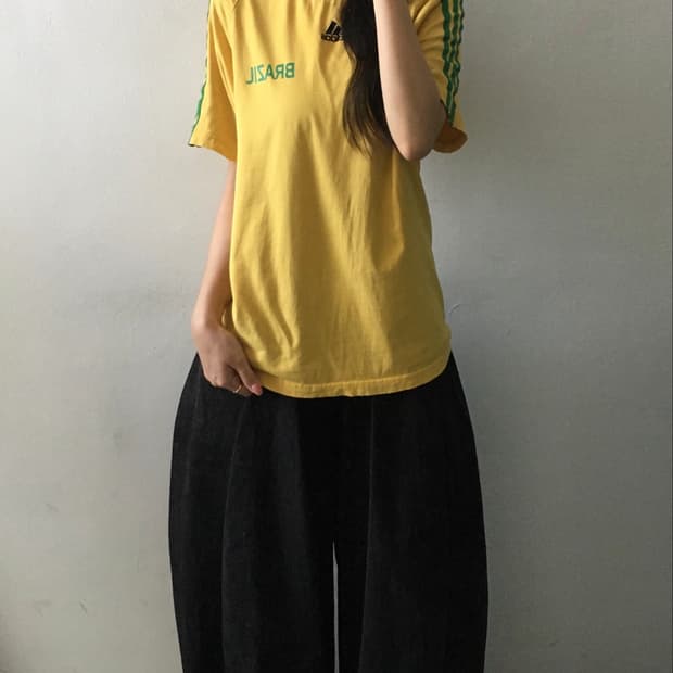 아디다스 브라질 사이드라인 반팔티