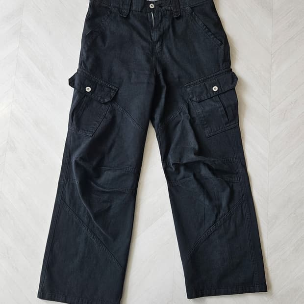 Legacy 빈티지 카고 팬츠 블랙