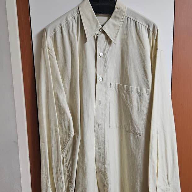 [4] 24SS 오라리 워시드 핀스 트윌 빅셔츠 팝니다