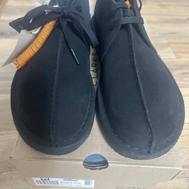 클락스 데저트 트랙 uk9.5 블랙 새상품