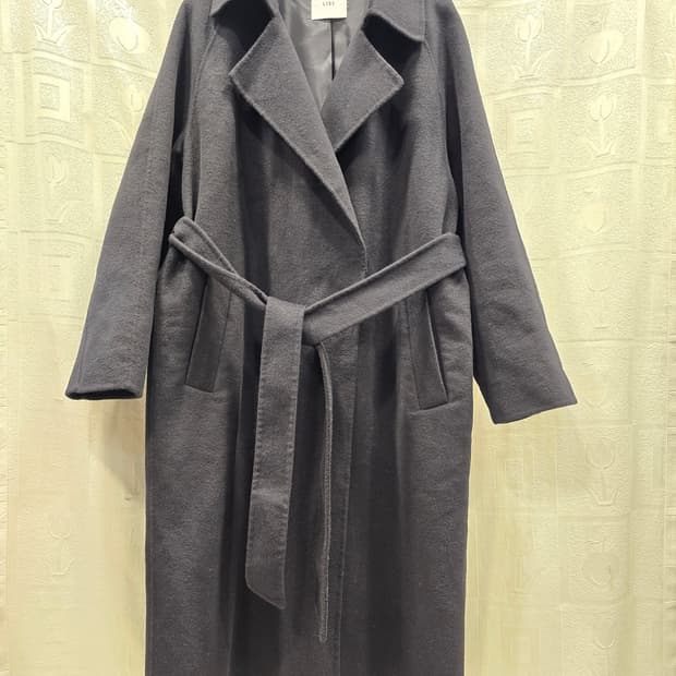 리스트 LIST 핸드메이드 캐시미어 울 롱코트 55~66