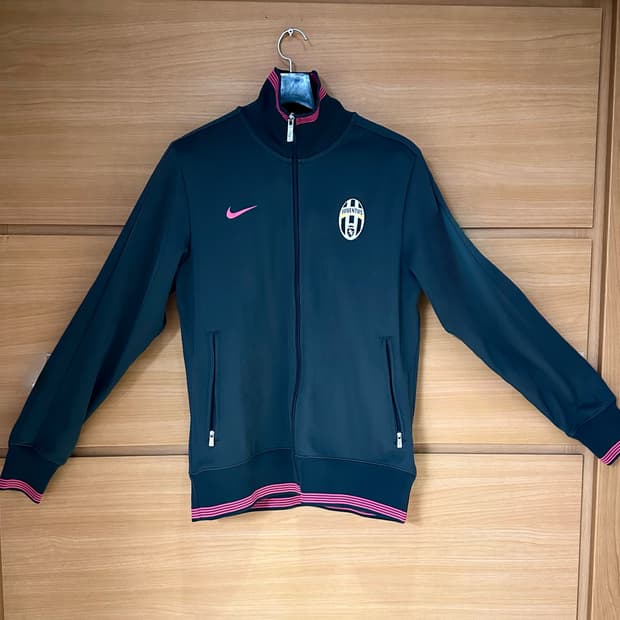 (1회착용) 나이키 유벤투스 져지 차콜핑크 L