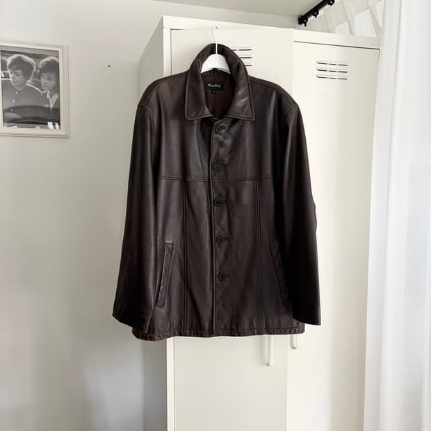 베이리프 빈티지 램 레더 재킷