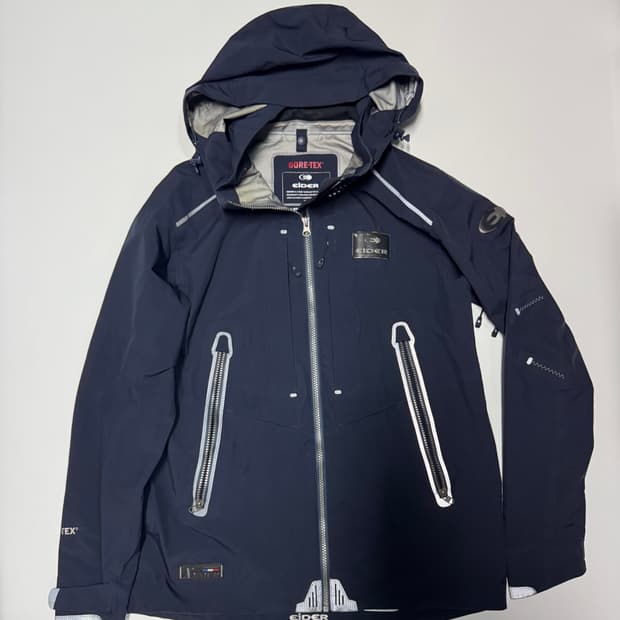 아이더 Eider 티에르 등산 고어텍스 후드 바람막이 네이비