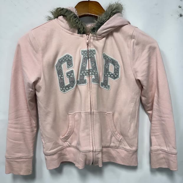 Gap Fur Hood Zip-Up