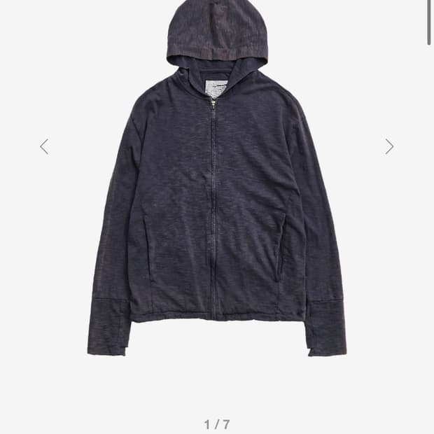 999휴머니티 BLEACHED SLUB HOODED ZIP UP 삽니다
