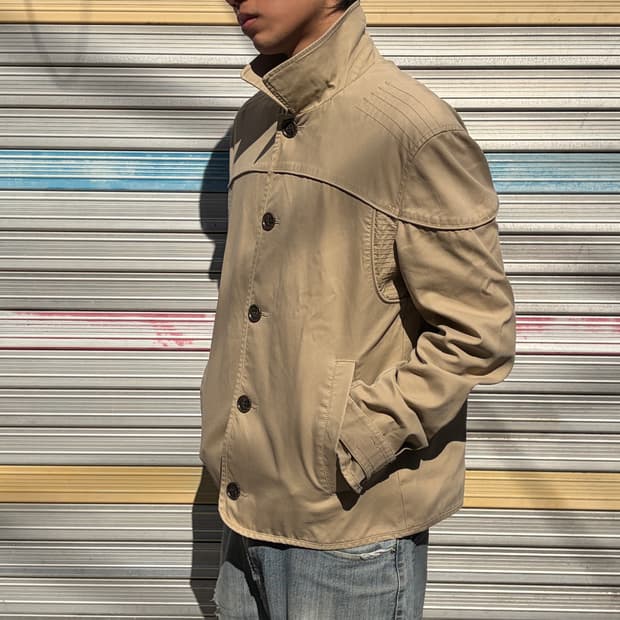 아르마니 익스체인지 스티칭 트러커 자켓 