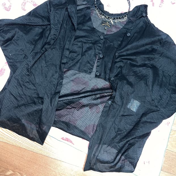 비비안웨스트우드 앵글로매니아 더블 하프 탑(38)