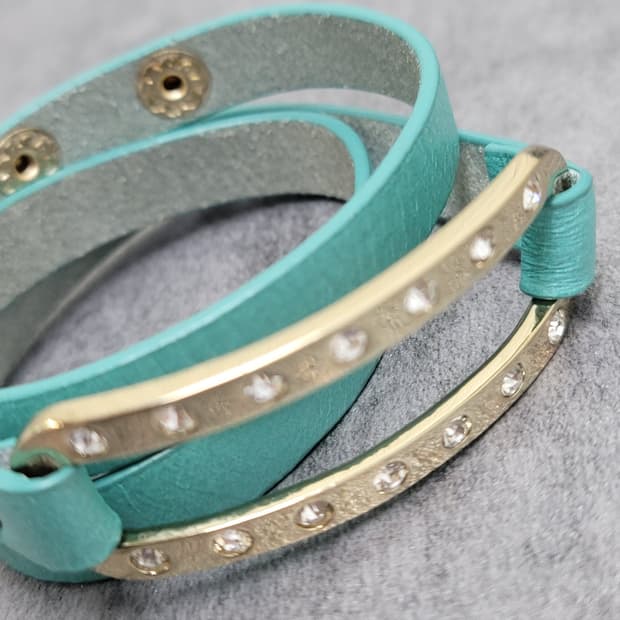 vintage leather bracelet