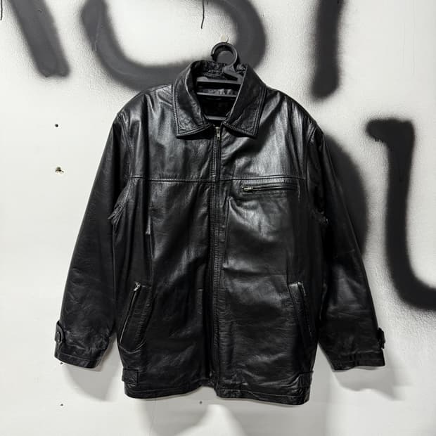 VTG 빈티지 내피 탈 부착 100% 양가죽 싱글 자켓