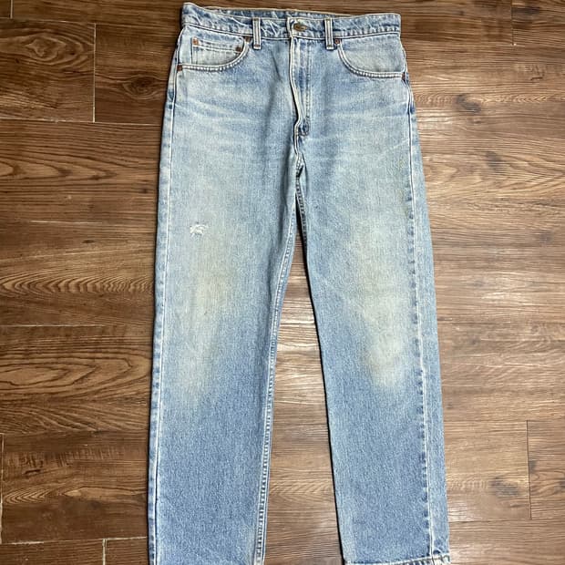 90년대 캐나다산 리바이스 505 데님 팬츠