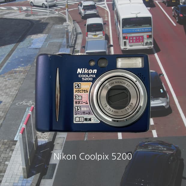 니콘 디카 nikon coolpix 5200 blue