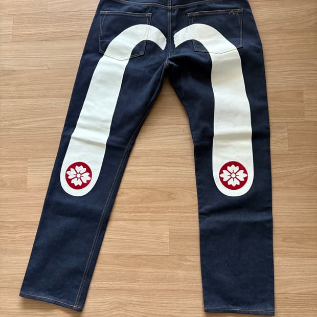 에비수 다이콕 빅로고 데님