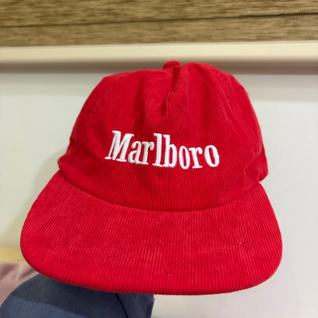 말보루 코듀로이 캠프캡