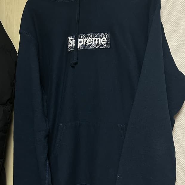 슈프림 반다나 박스후드