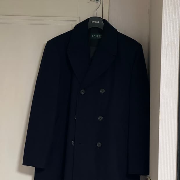 로렌 랄프로렌 네이비 더블코트