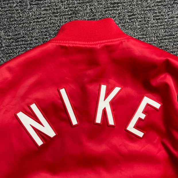 나이키 올드스쿨 빅로고 우븐 바시티 자켓 2486