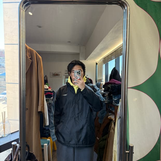 Umbro 하프 집업 자켓