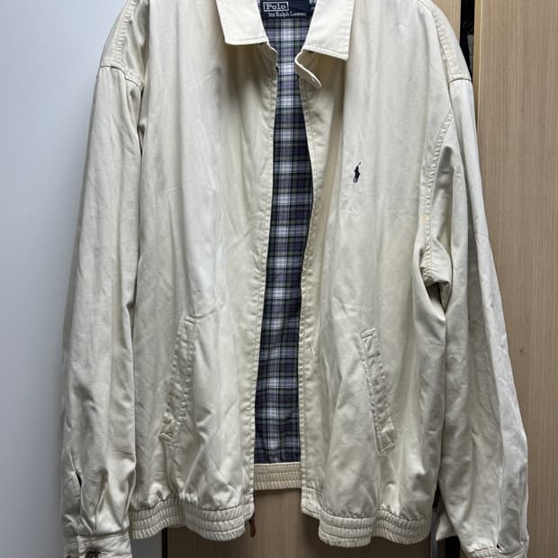 빈티지 폴로 스윙탑 블루종 점퍼