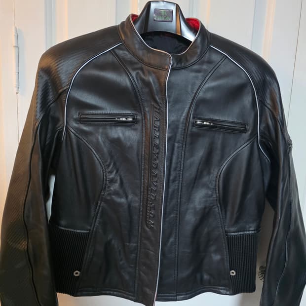 할리 데이비슨 가죽 자켓 여성 L 라이더