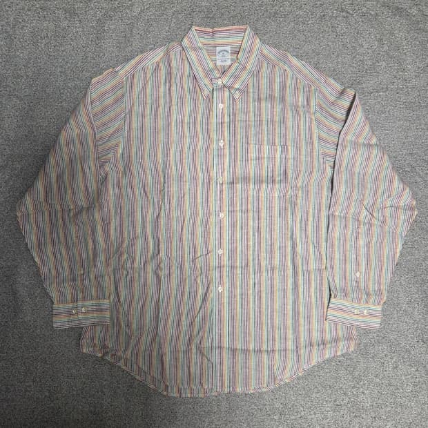 Brooks Brothers 브룩스 브라더스 린넨셔츠 XL-2XL