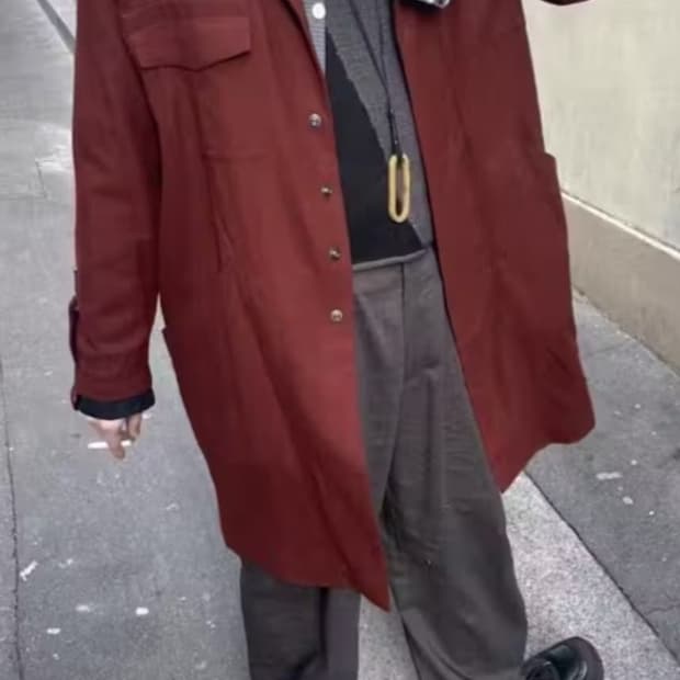 키코 코스타디노브 얀 롱 블레이저