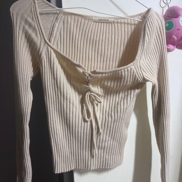 디에이디 골지 로프 니트 rope knit