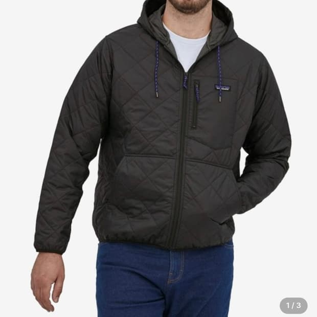 파타고니아 다이아몬드 퀼팅 후드점퍼