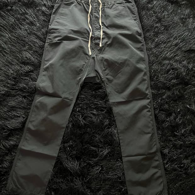 릭오웬스 배기 나일론 롱팬츠