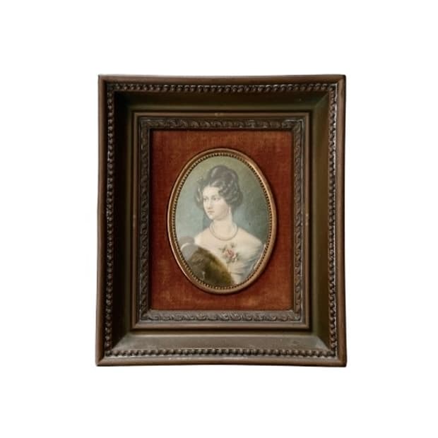 앤틱 까메오 액자