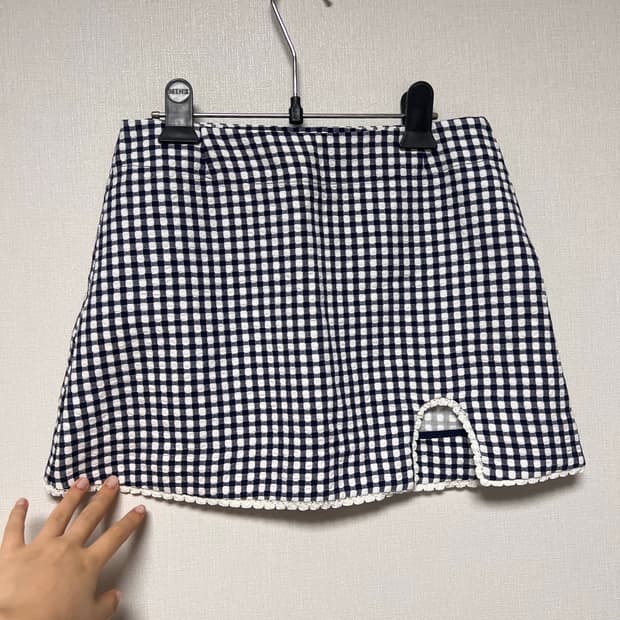 Glowny navy french skirt 새상품