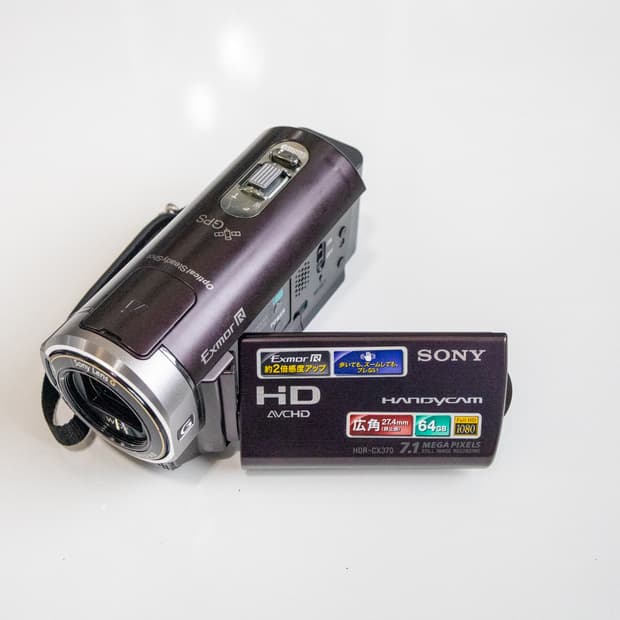 Sony HDR CX370V / 빈티지 디지털 캠코더