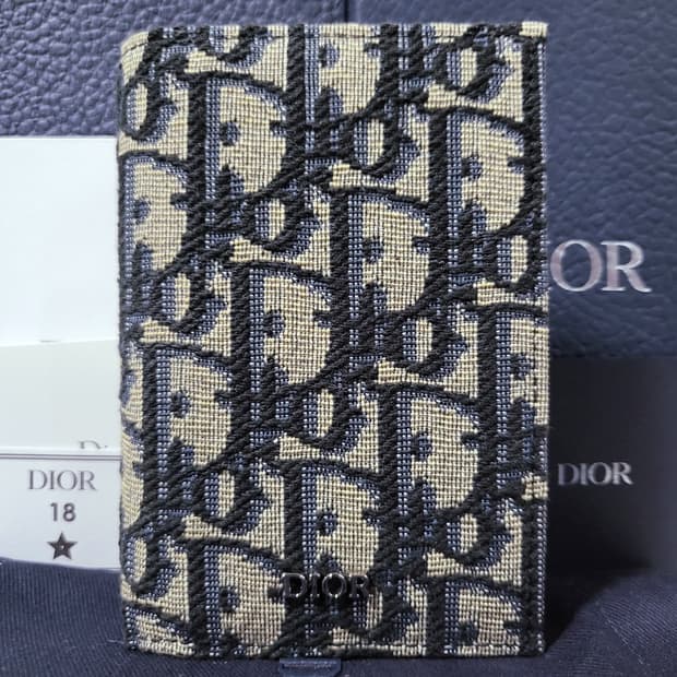 [새상품급/풀구성] 디올 오블리크 오거나이저 카드지갑 